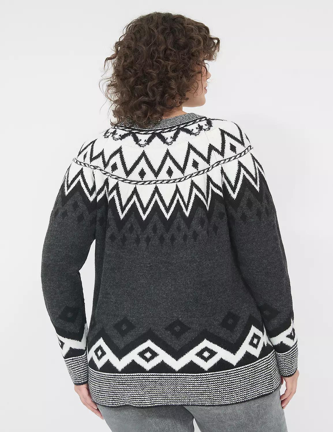 Fair Isle Crew-Neck Sweater Product Image