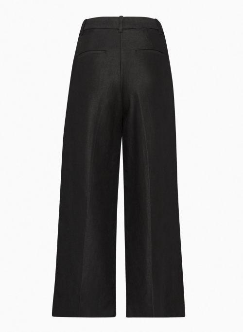 the effortless pant™ linen cropped Product Image