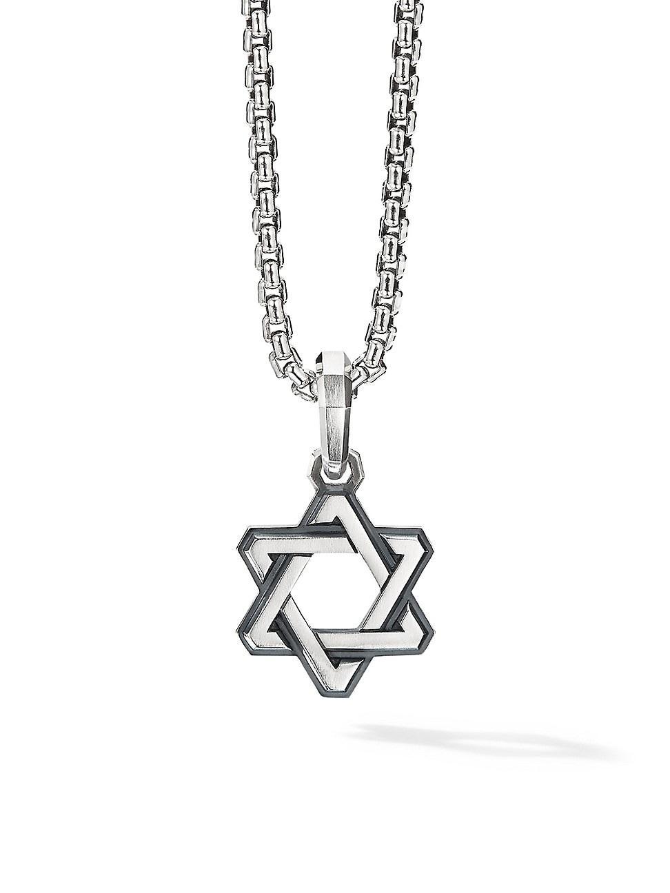 David Yurman Sterling Silver Deco Star of David Pendant Product Image