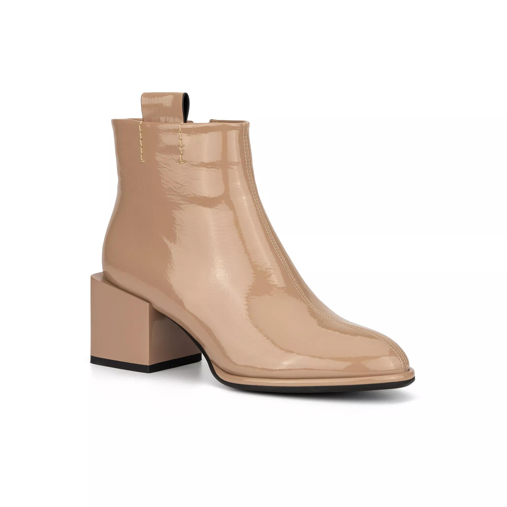 Torgeis Monty Womens Faux Patent Leather Ankle Boots Product Image