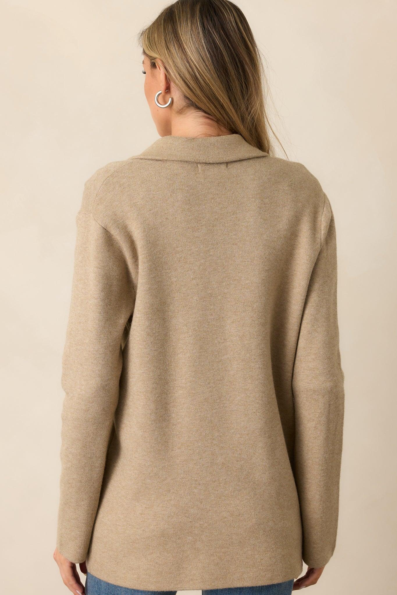 Z Supply Call It A Day Oatmeal Heather Blazer Product Image