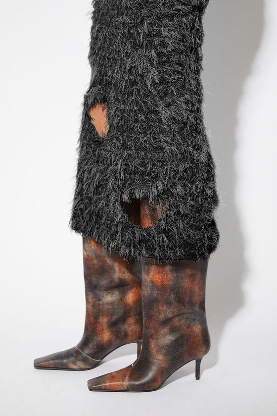 Wool blend cut-out skirt Product Image