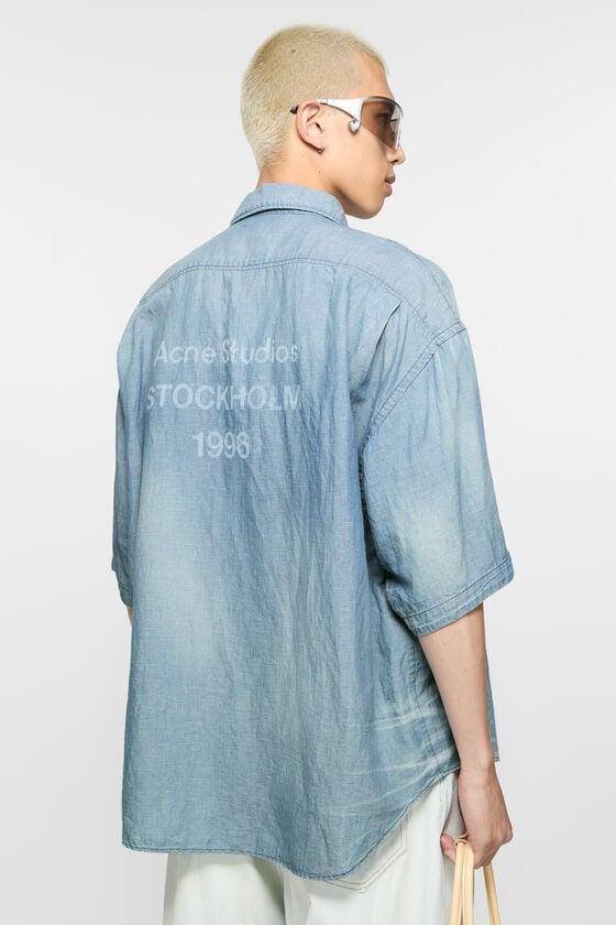 Button-up shirt logo stamp Product Image
