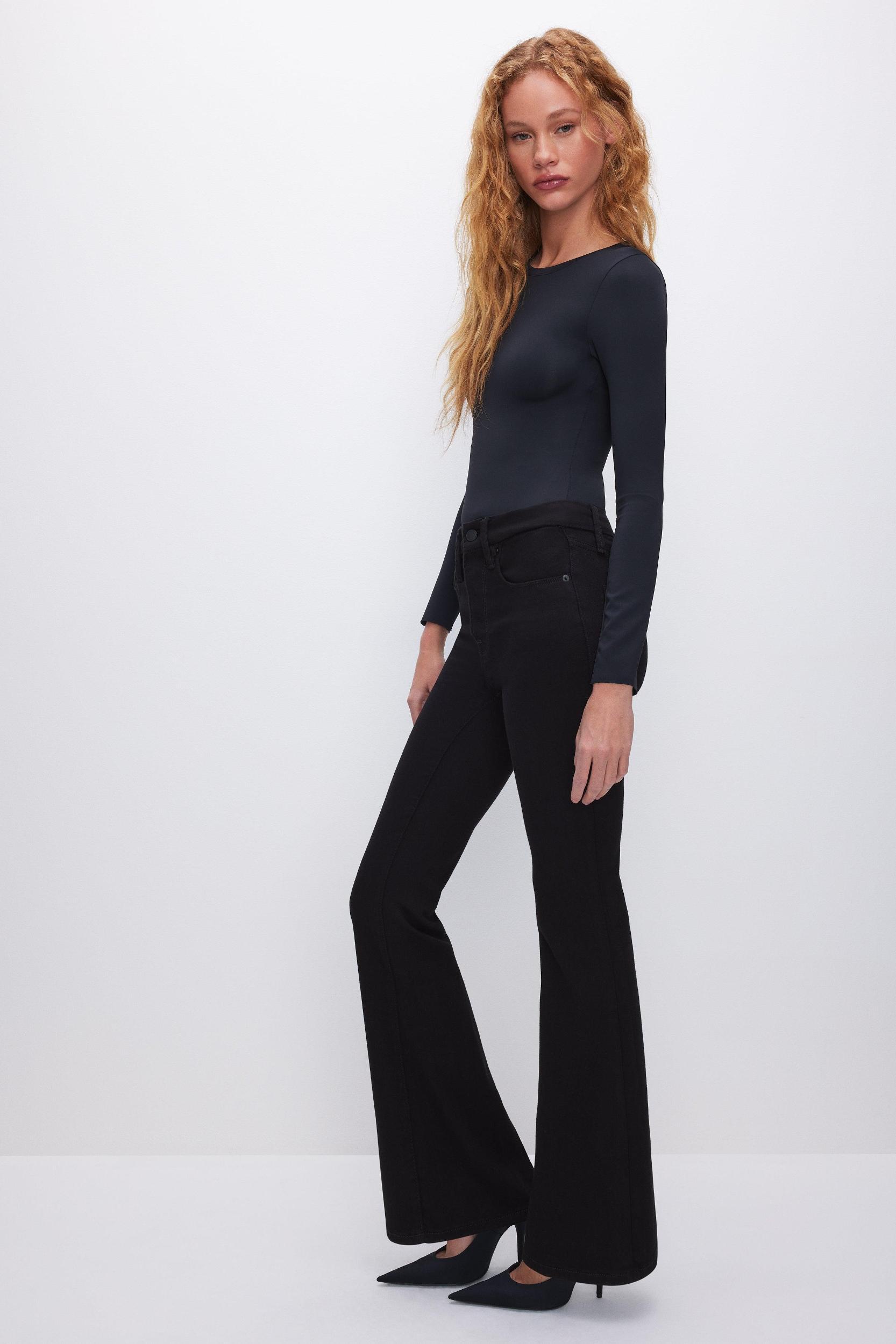 GOOD LEGS FLARE NEVER FADE JEANS LONG | BLACK001 Product Image