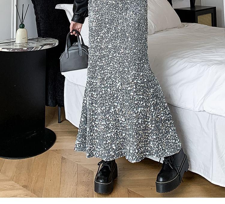 Sequin Mermaid Maxi Skirt Product Image