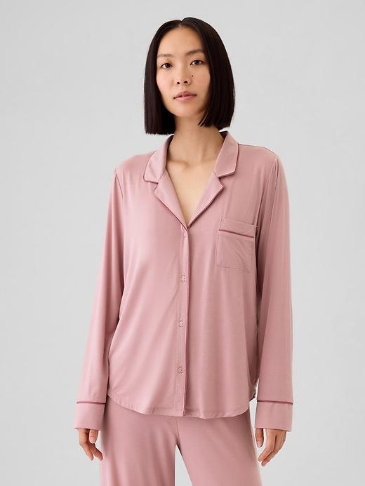 Modal Pajama Shirt Product Image