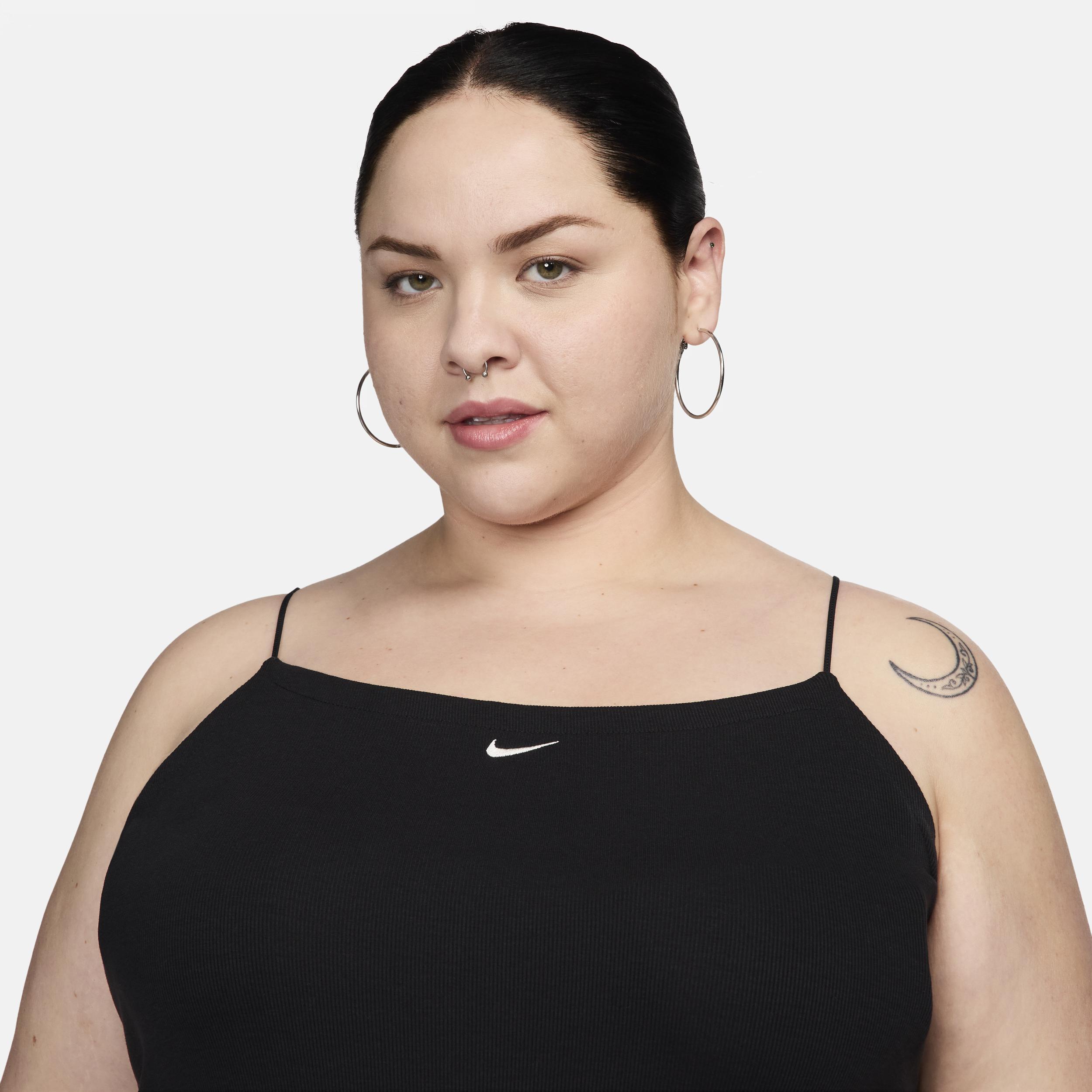 Nike Sportswear Chill Knit Women's Tight Mini-Rib Cami Dress (Plus Size) Product Image
