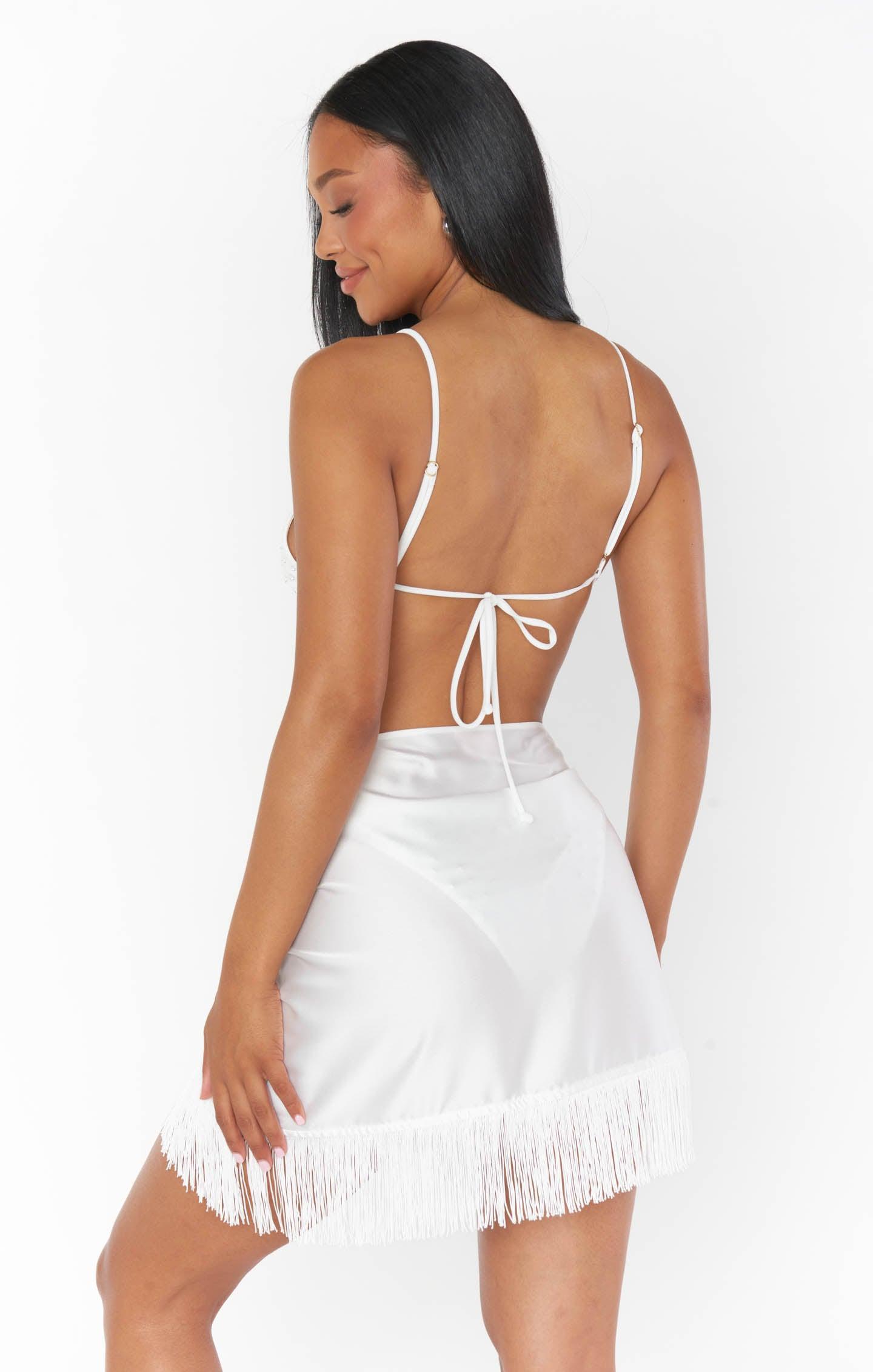 Lido Sarong ~ Ivory Fringe Product Image