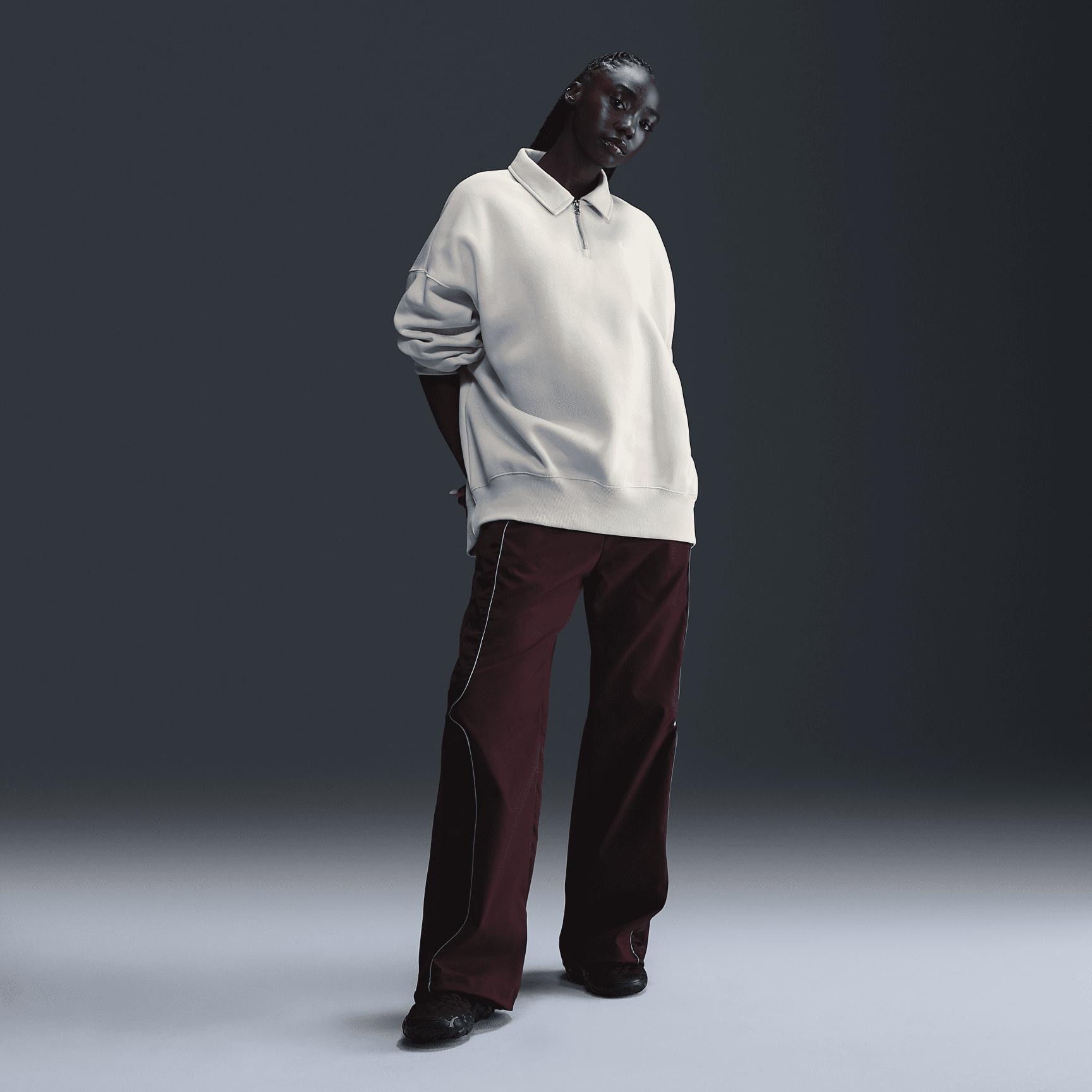 Nike Sportswear Phoenix Fleece Women's Oversized 1/4-Zip Polo Product Image