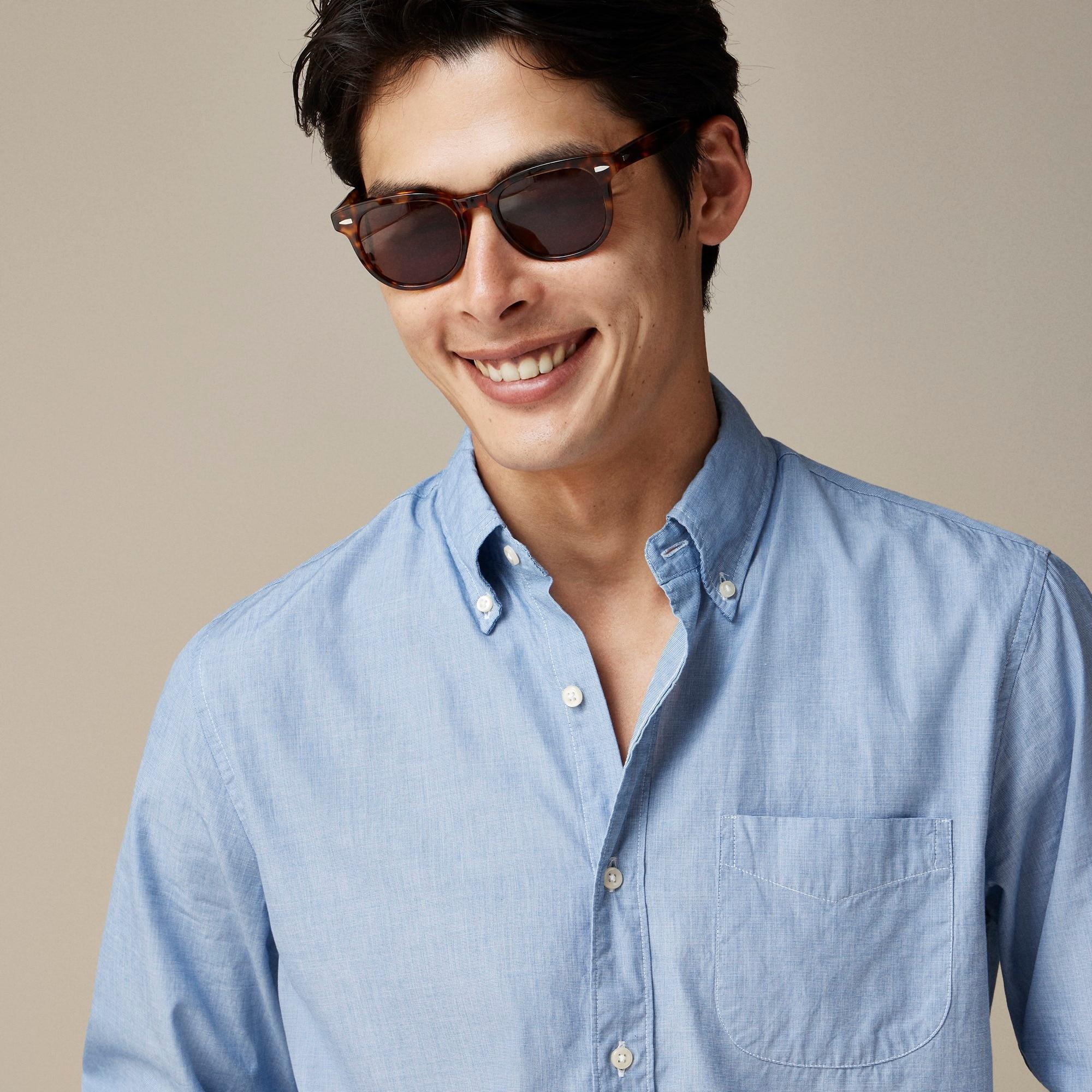 Secret Wash cotton poplin shirt Product Image