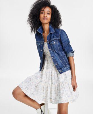 Lucky Brand Cotton Denim Trucker Jacket Product Image