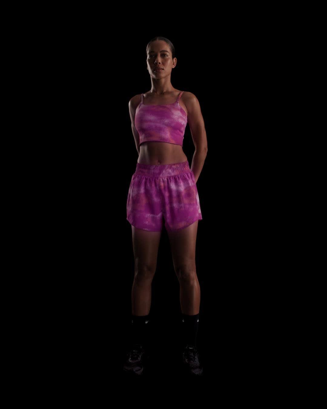 Nike One Convertible Women's Light-Support Lightly Lined Longline Printed Sports Bra Product Image