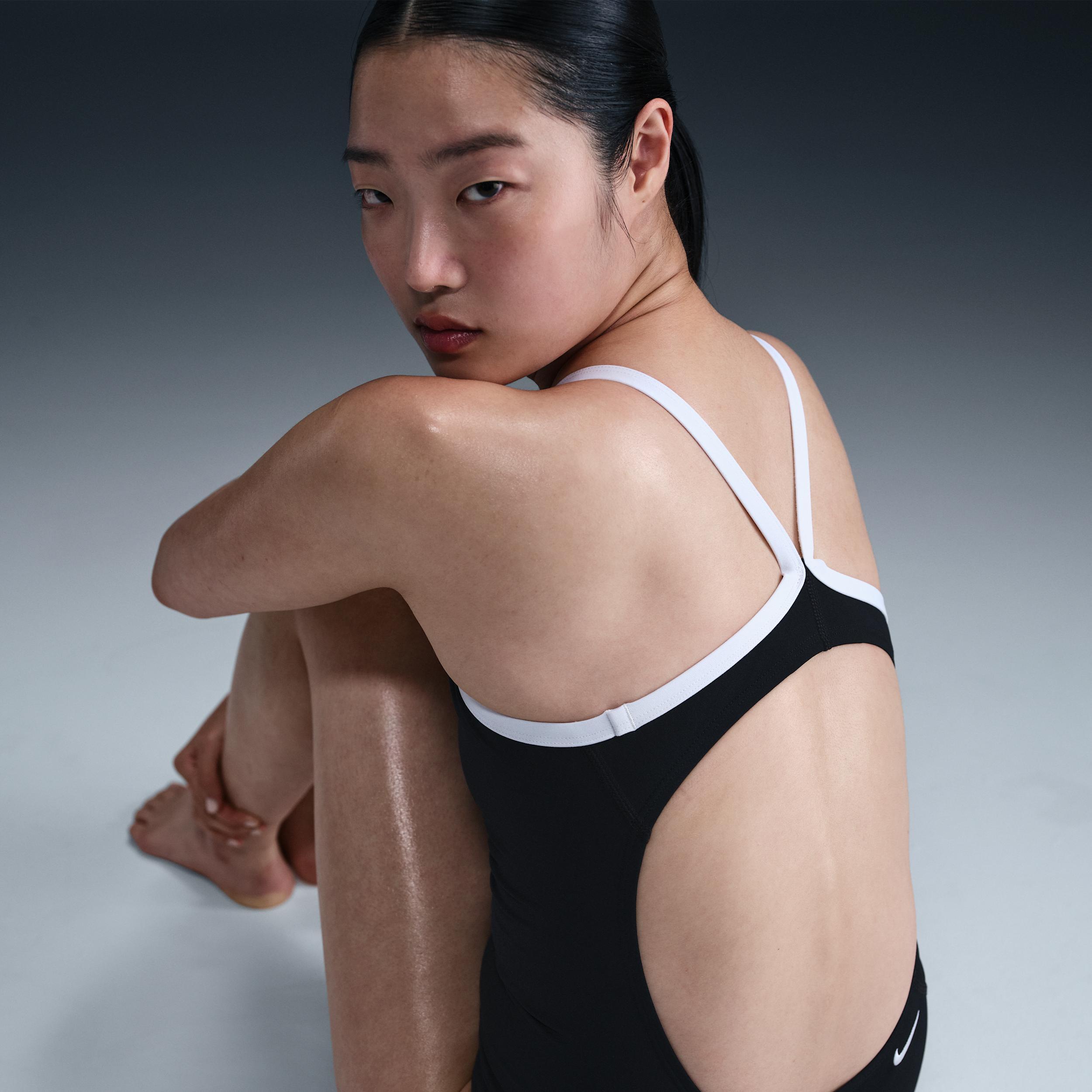 Nike Women's Swim HydraStrong Racerback Low-Leg One-Piece Product Image