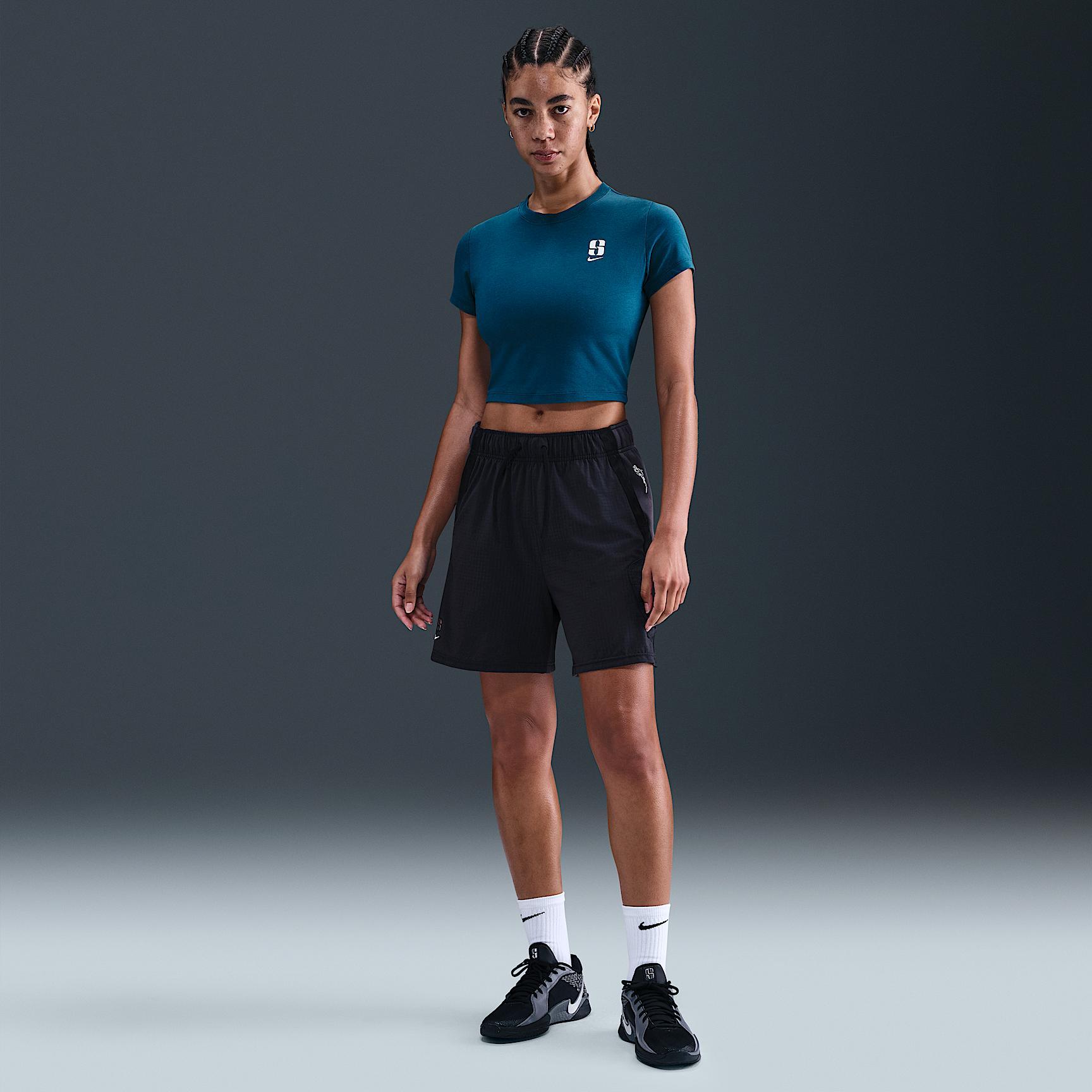 Sabrina Women's Short-Sleeve Cropped T-Shirt Product Image