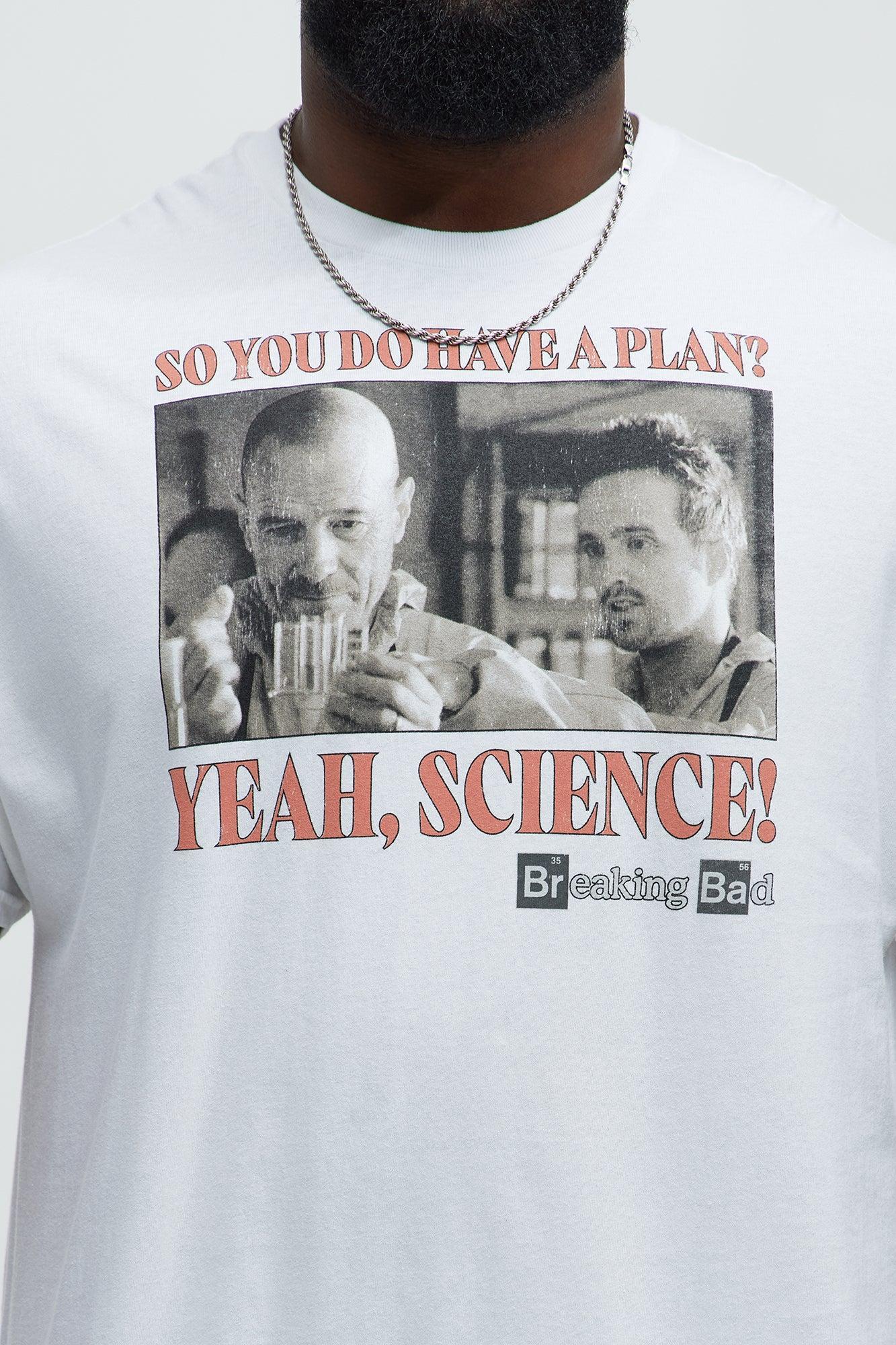 Breaking Bad Yeah Science Short Sleeve Tee - White Male Product Image