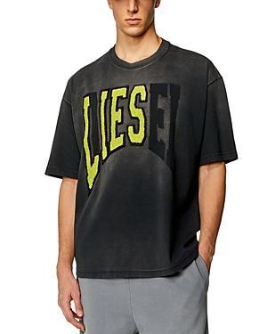 Mens T-WASH-N Logo Applique T-Shirt Product Image