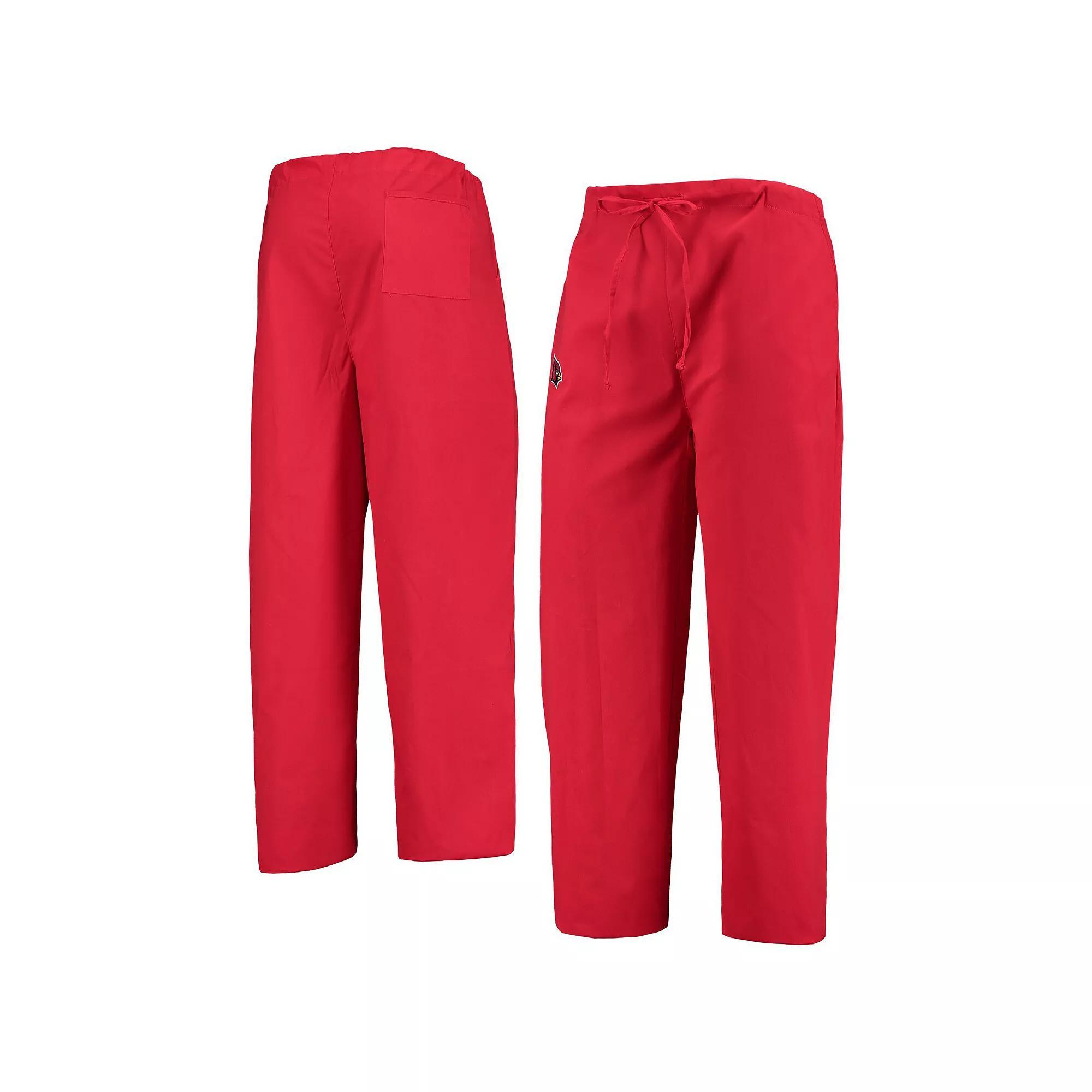 Men's Concepts Sport Cardinal Arizona Cardinals Scrub Pants, Size: XL, Red Product Image
