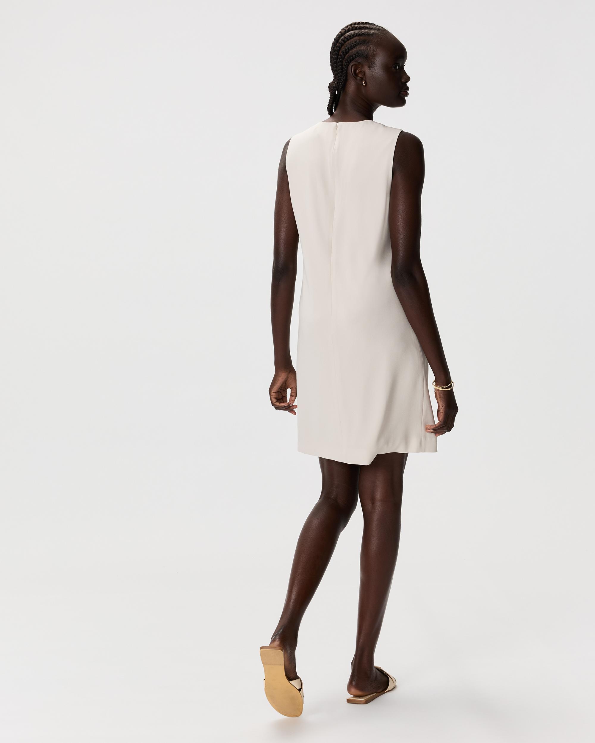 Quince | Women's Fluid Crepe Sleeveless Shift Dress Polyester Product Image