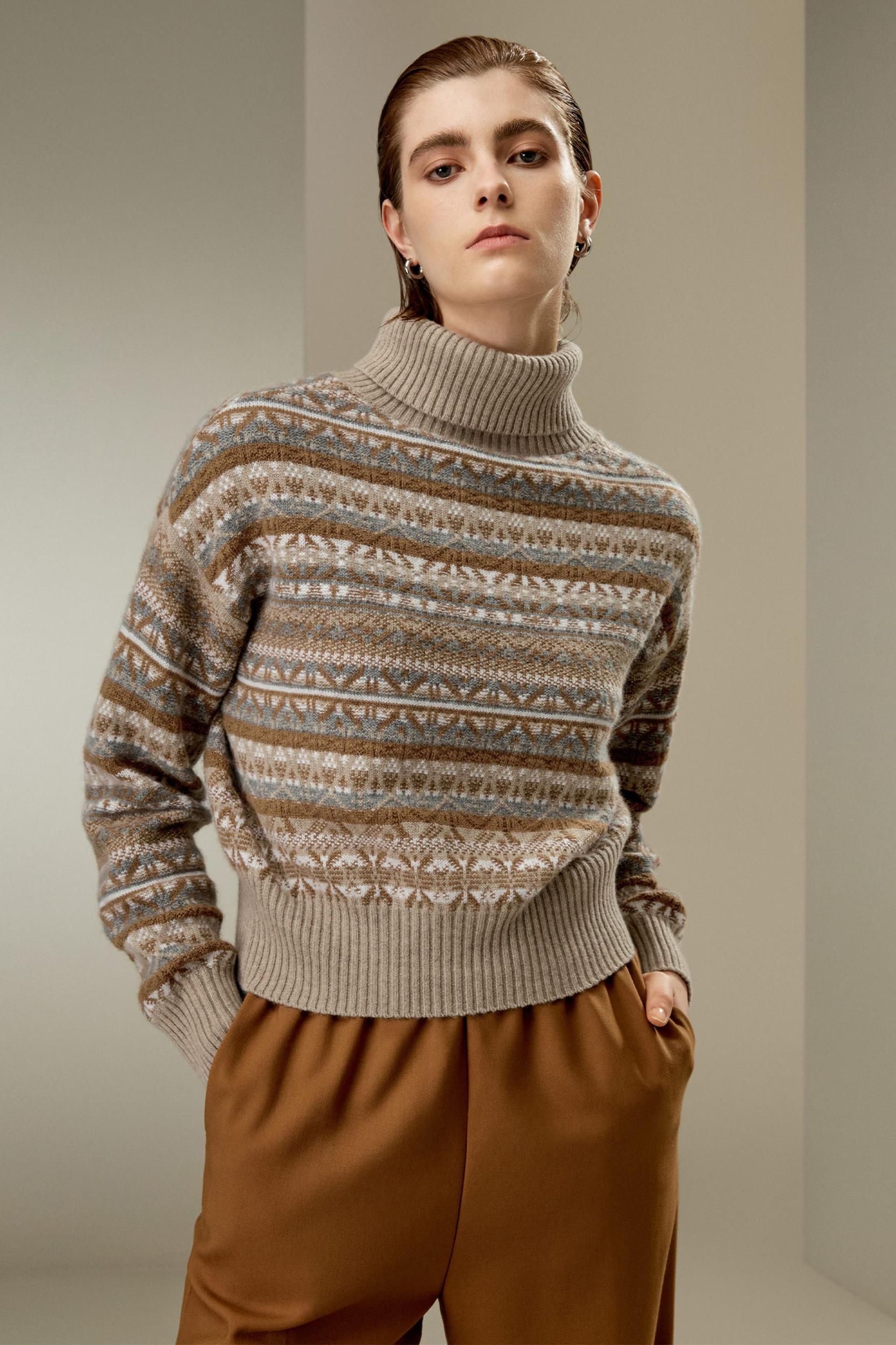 Fair Isle Cashmere Pullover Product Image