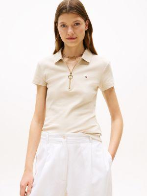 Slim Fit Zip Polo Product Image