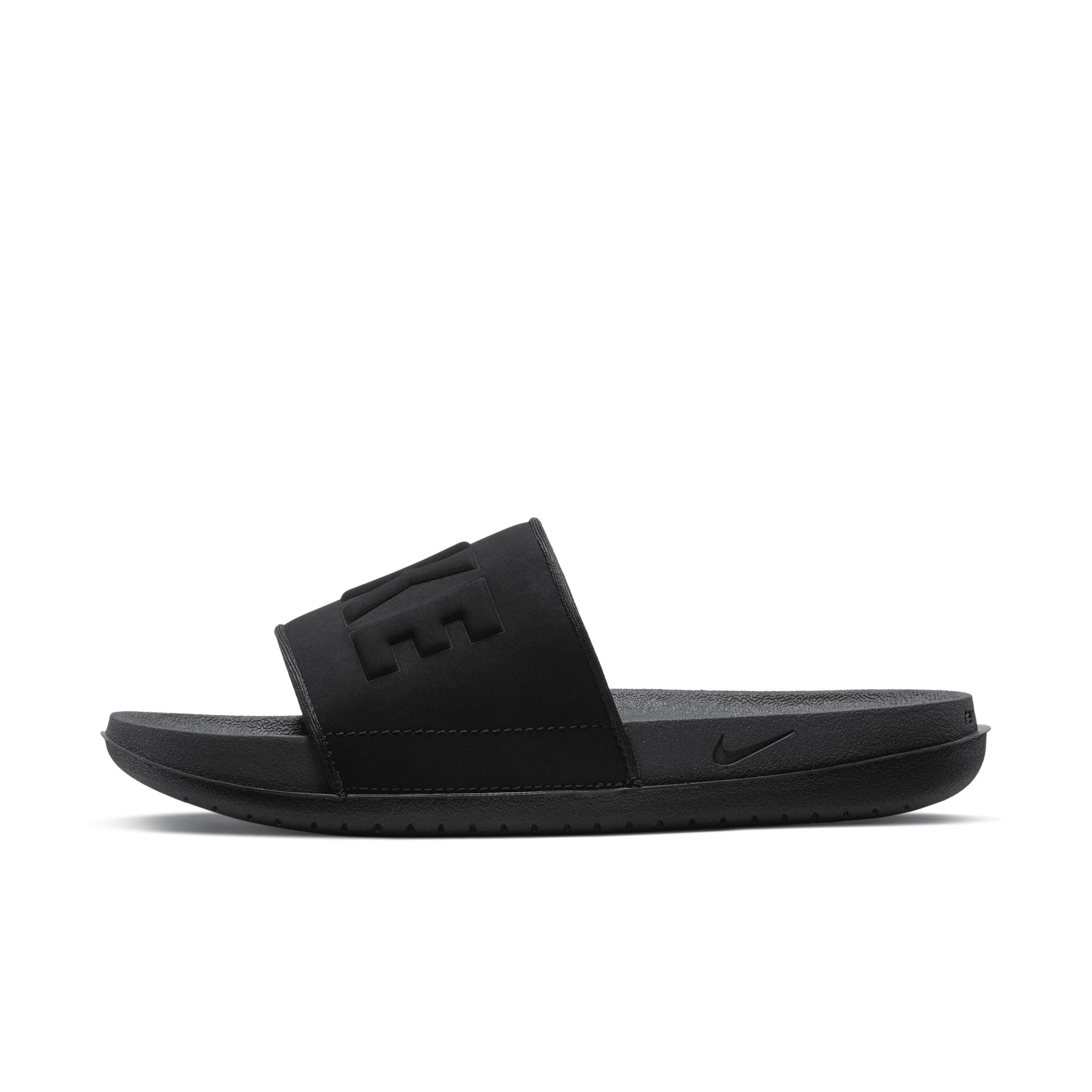 Nike Offcourt Men's Slide Sandals, Size: 15, Grey Black Product Image
