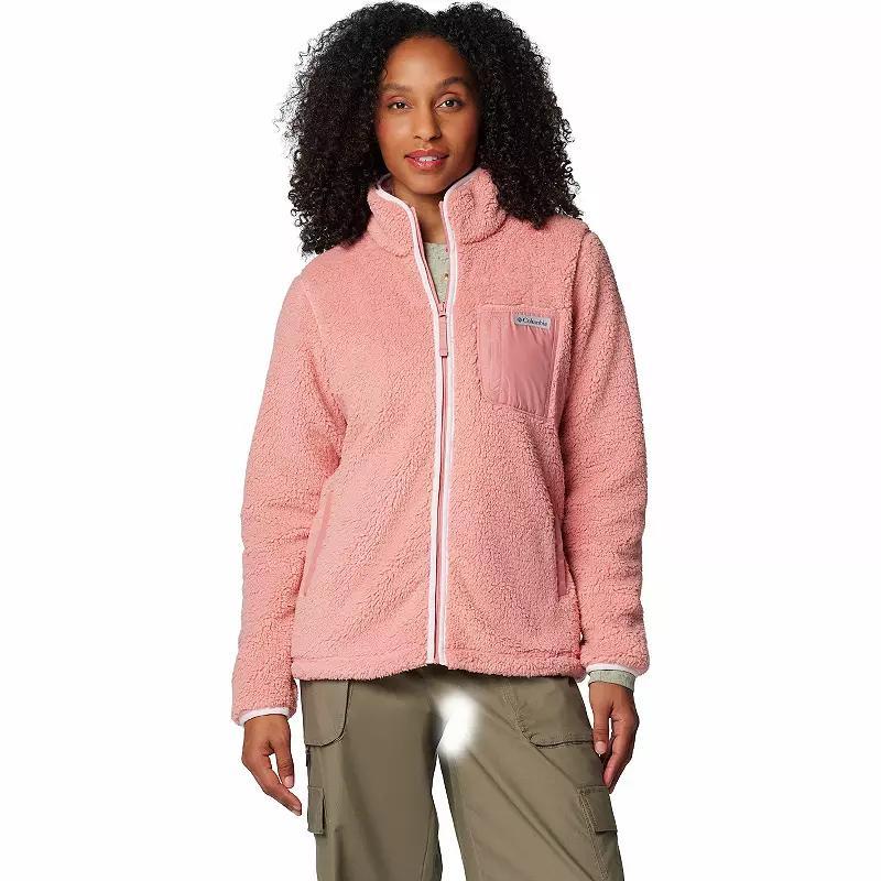 Women's Columbia West Bend II Full-Zip Fleece Jacket, Size: Large, Chalk Product Image