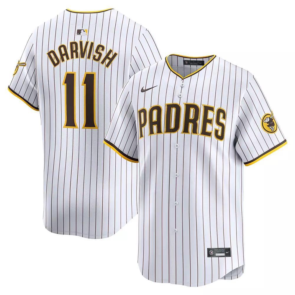 Men's Nike Yu Darvish White San Diego Padres Home Limited Player Jersey, Size: 3XL Product Image