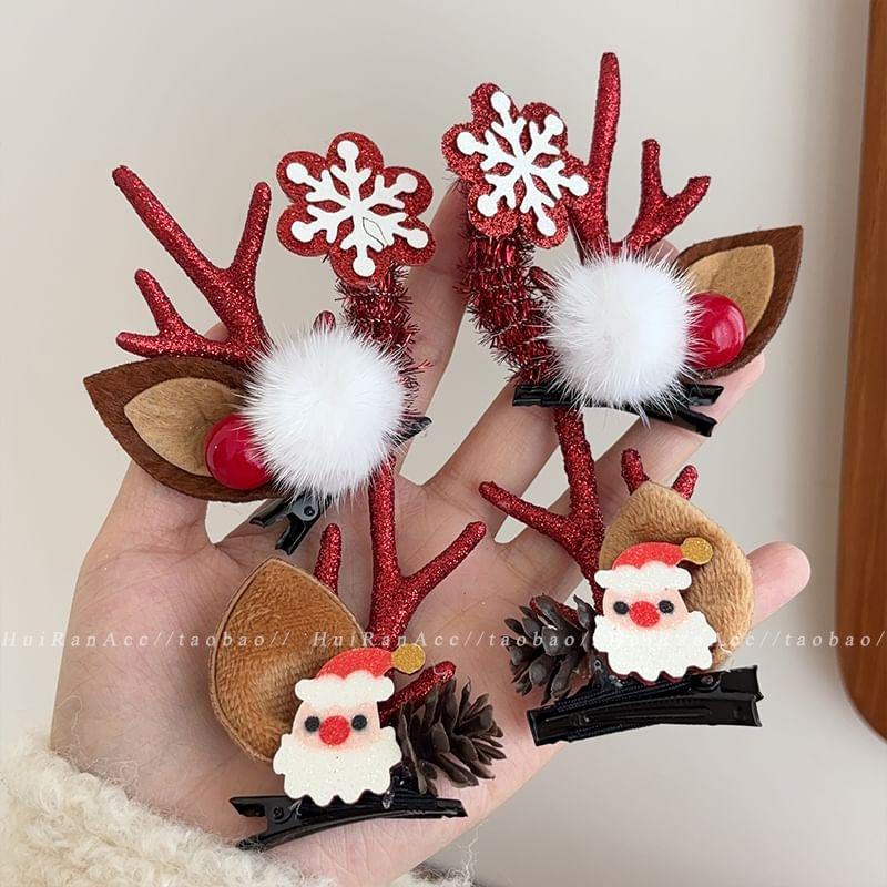 Christmas Hair Clip Set Product Image