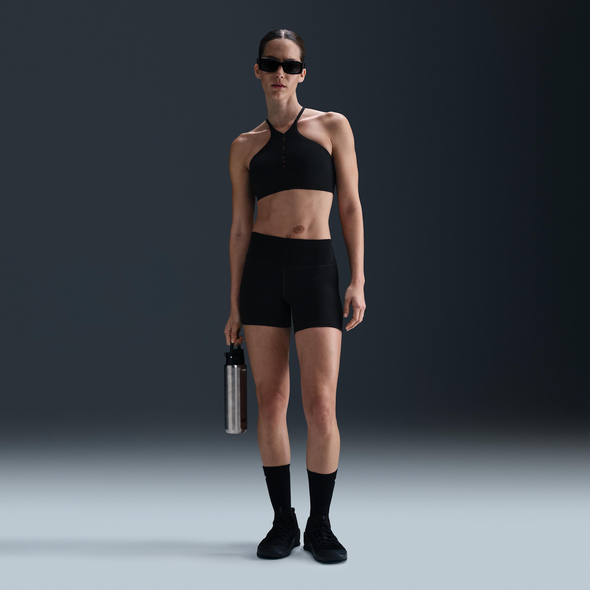 Nike Women's One Keyhole Light-Support Padded High-Neck Sports Bra Product Image