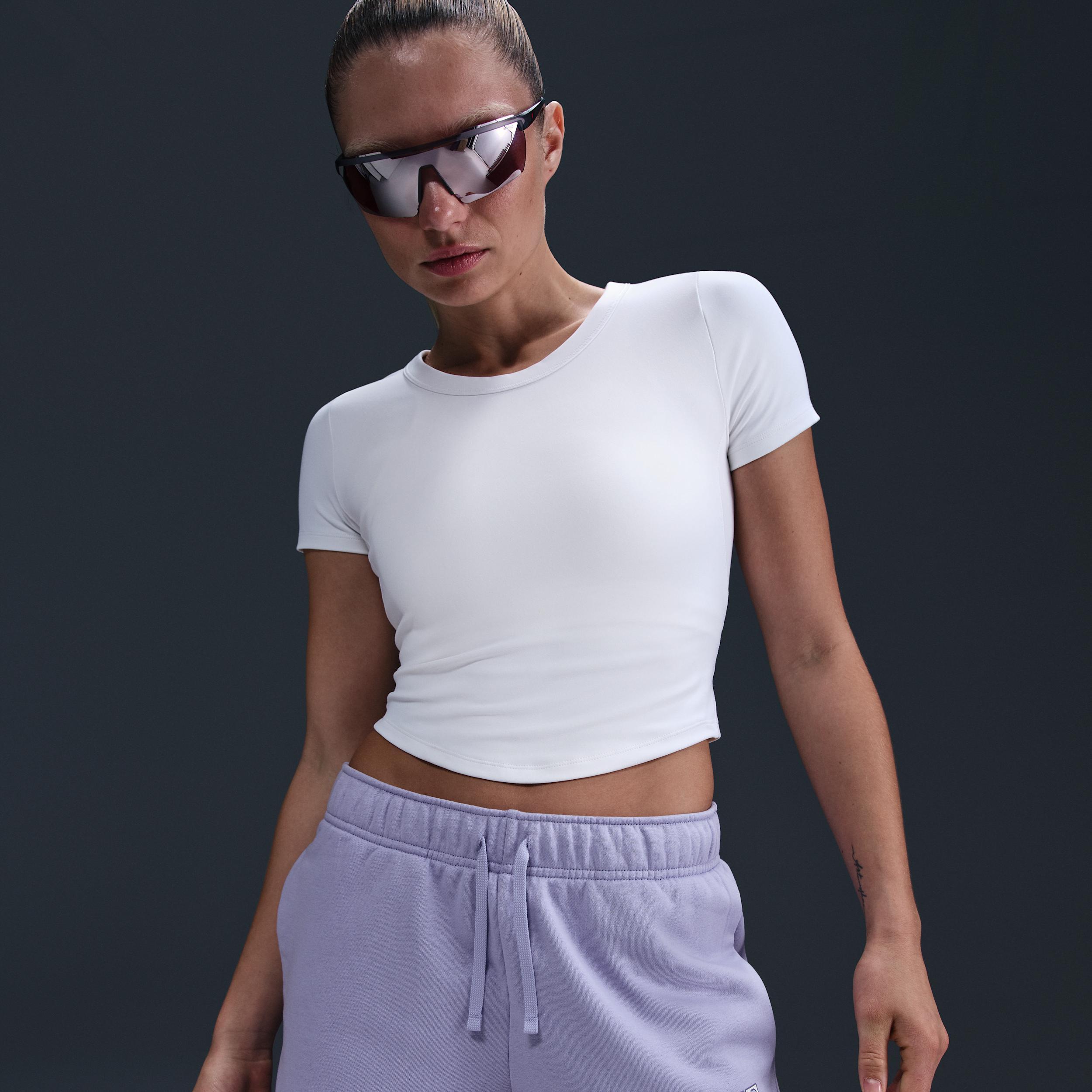 Women's Nike Sportswear Club Fleece Mid-Rise 4" Graphic Shorts Product Image