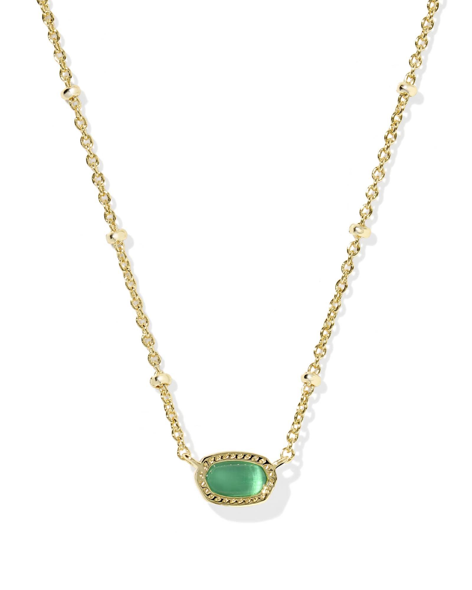 Mini Elisa Gold Satellite Short Pendant Necklace Product Image