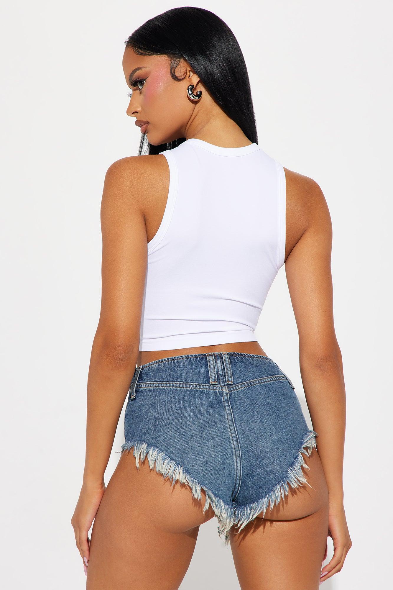 Caught In Your Mind Top - White Product Image