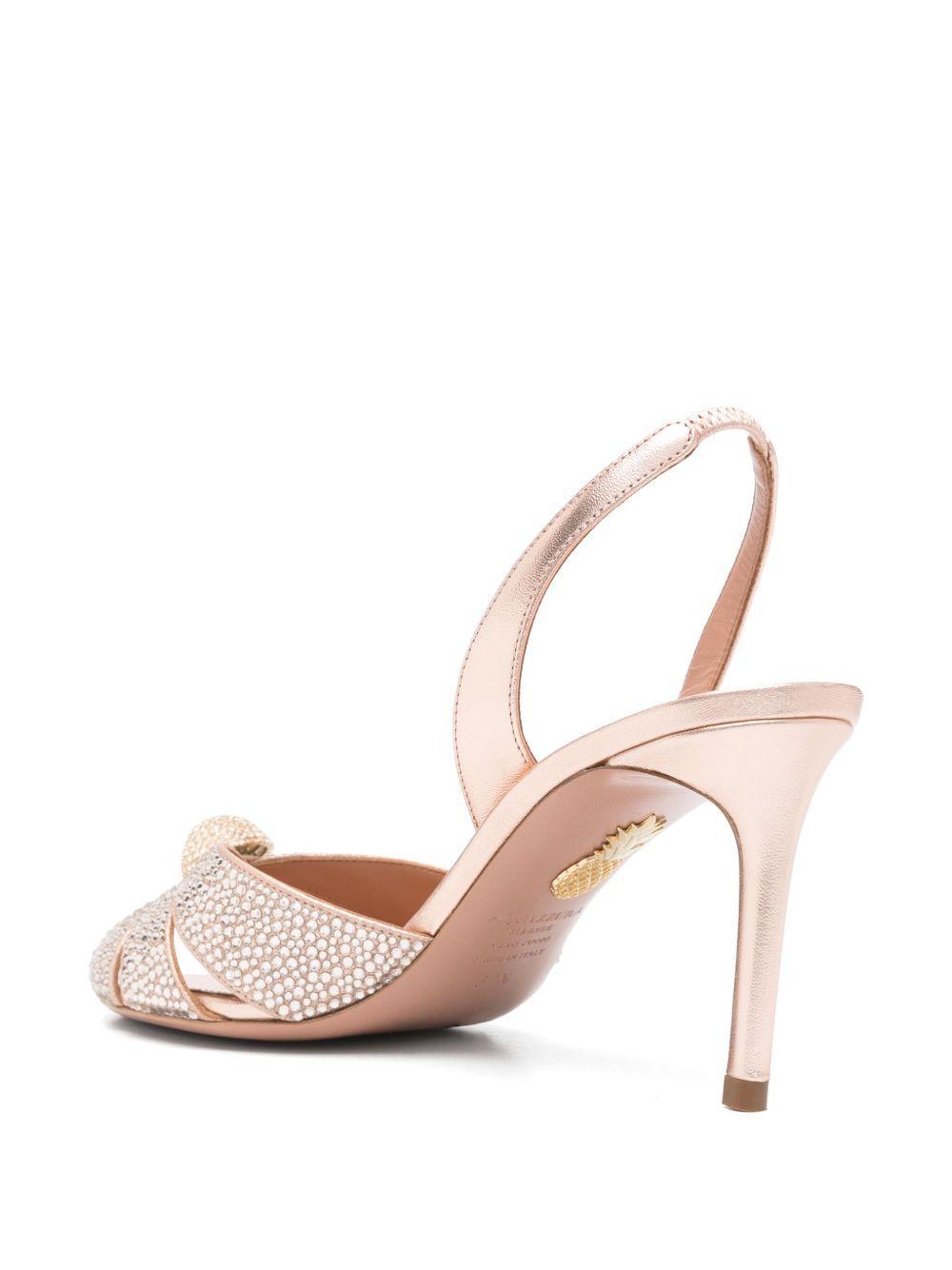 80mm crystal-embellished pumps  Product Image