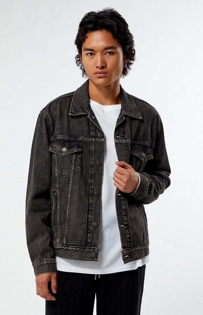 Men's Levi's® Trucker Denim Jacket, Size: Small, Dark Blue Product Image