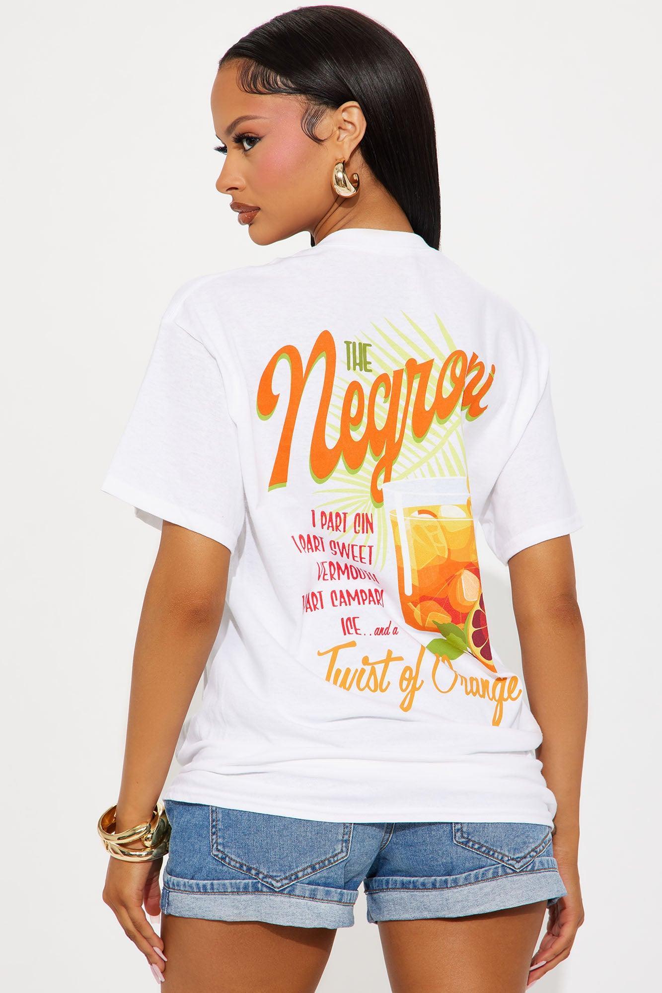 Another Negroni Oversized Tee - White Product Image