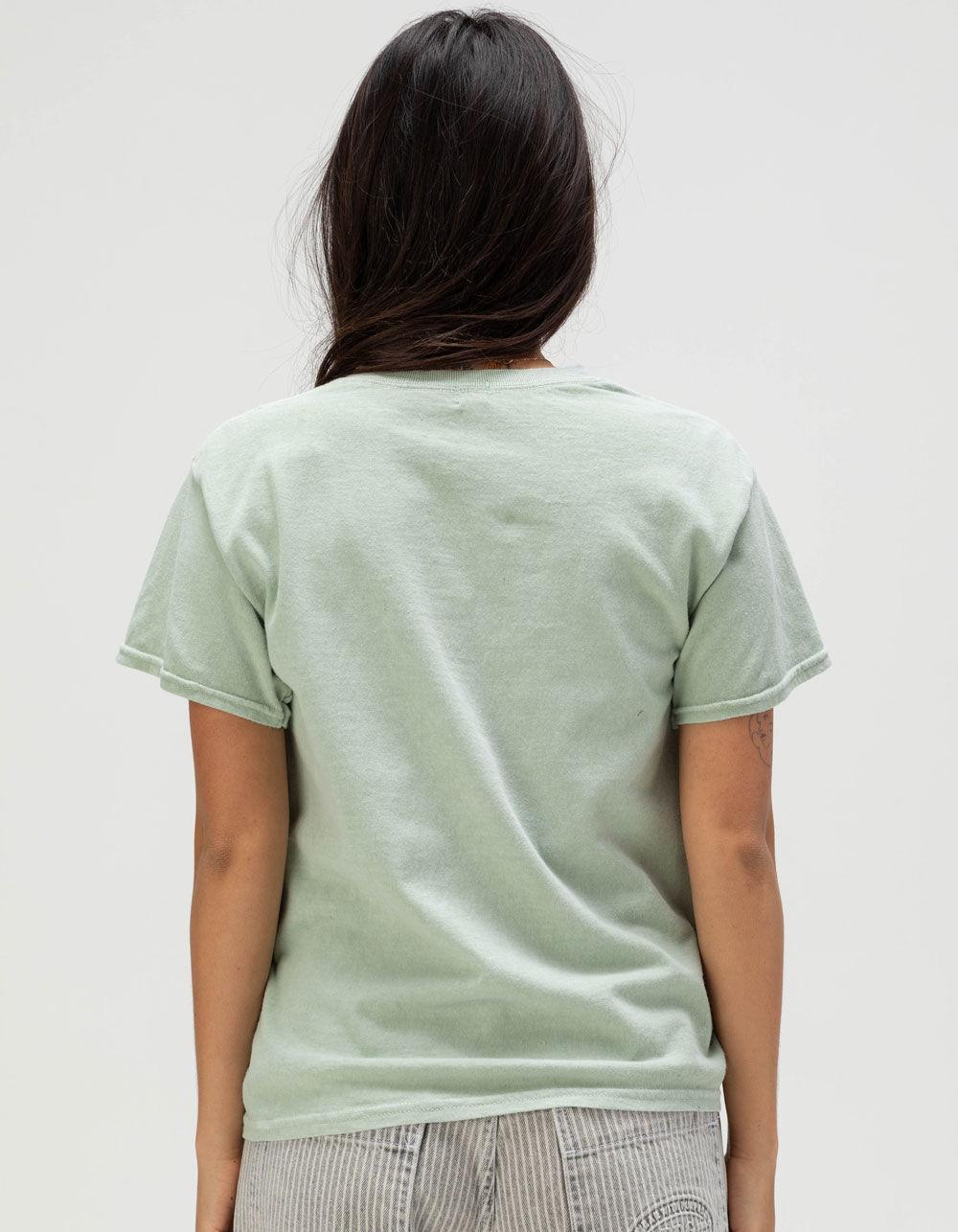 BDG Urban Outfitters Olive Womens Relaxed Baby Tee - SAGE Product Image