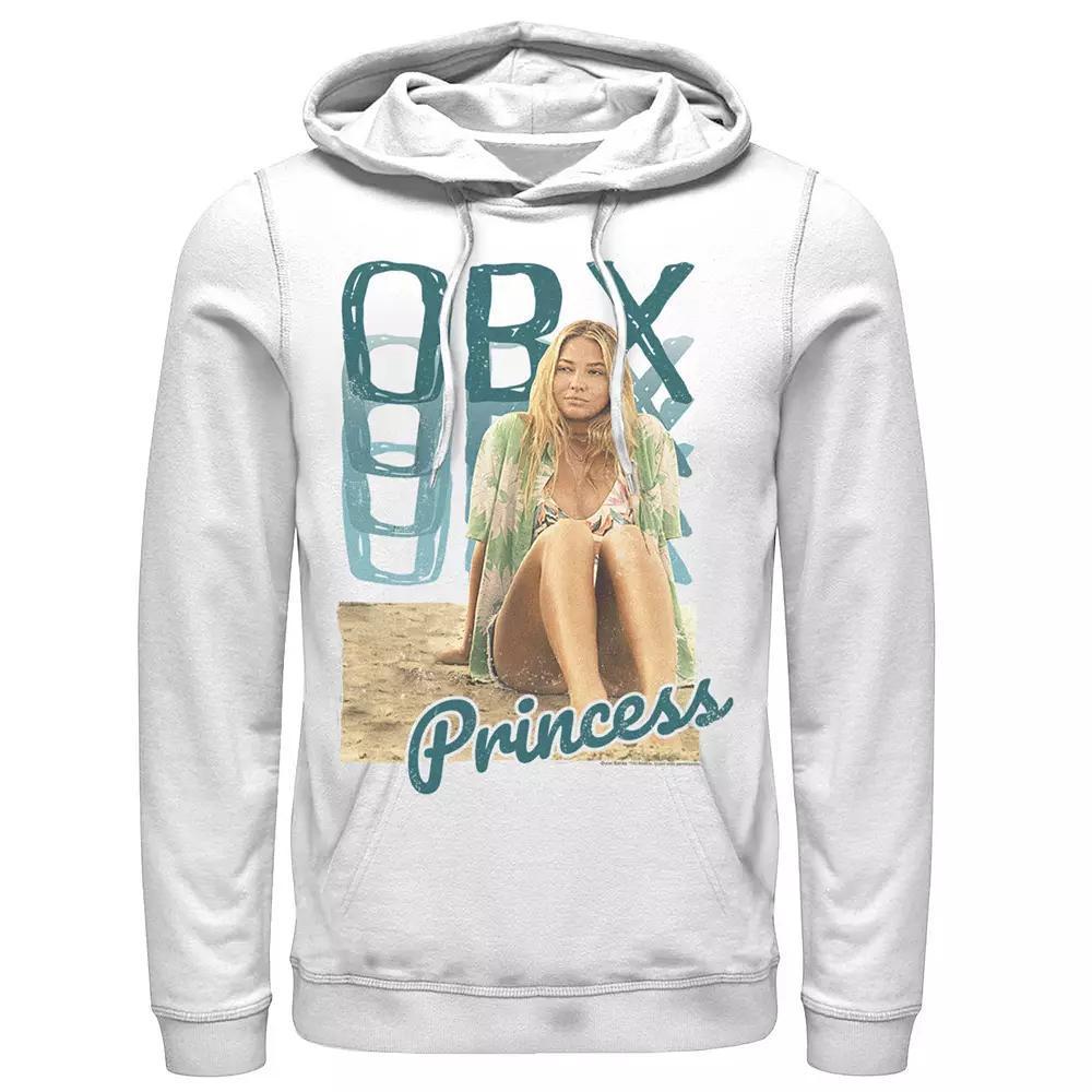 Men's Outer Banks Princess Sara OBX Poster Hoodie, Size: XL, White Product Image