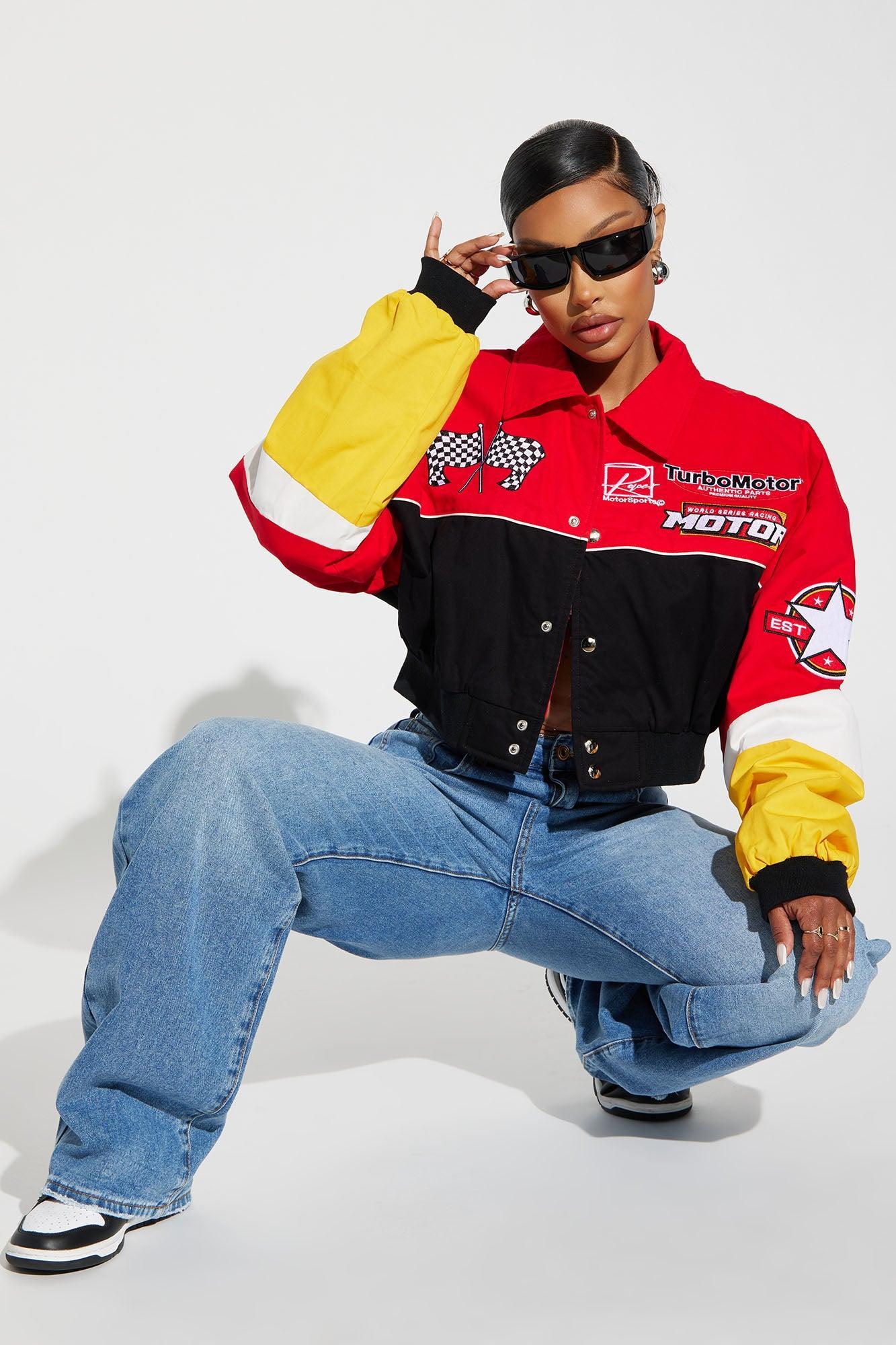Need For Speed Bomber Jacket - Red/combo Product Image