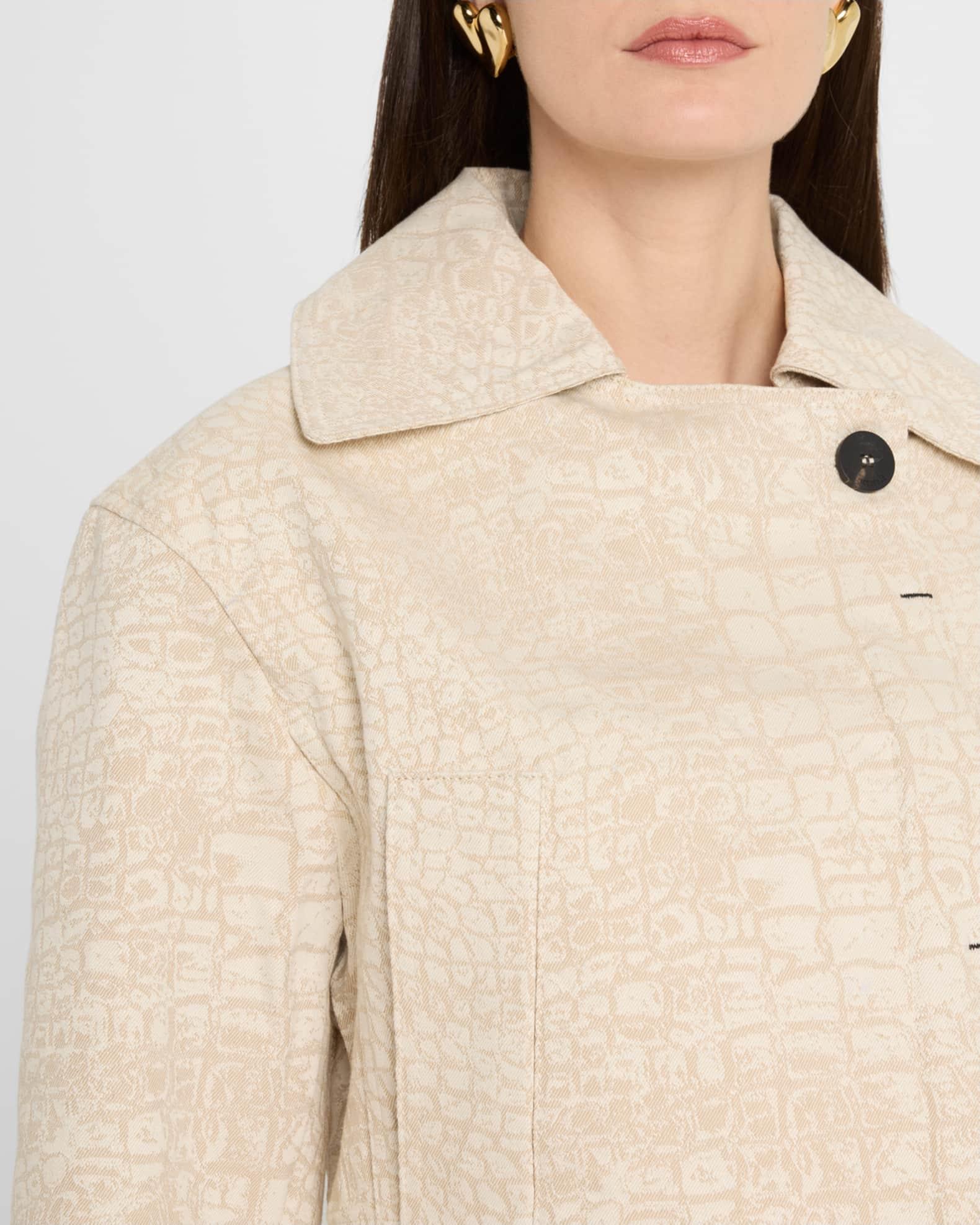 The Marino De-Nîmes Crop Denim Jacket Product Image