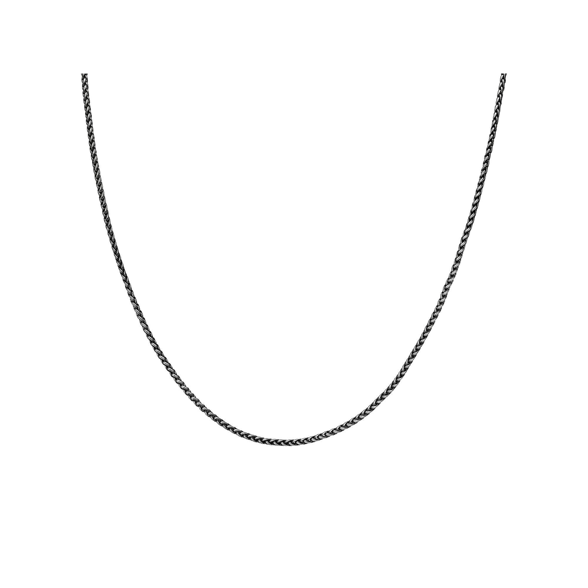 Men's LYNX Stainless Steel Wheat Chain Necklace, Size: 18" Product Image