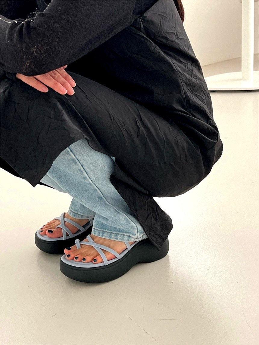 Lottie Sandal in Blue Product Image
