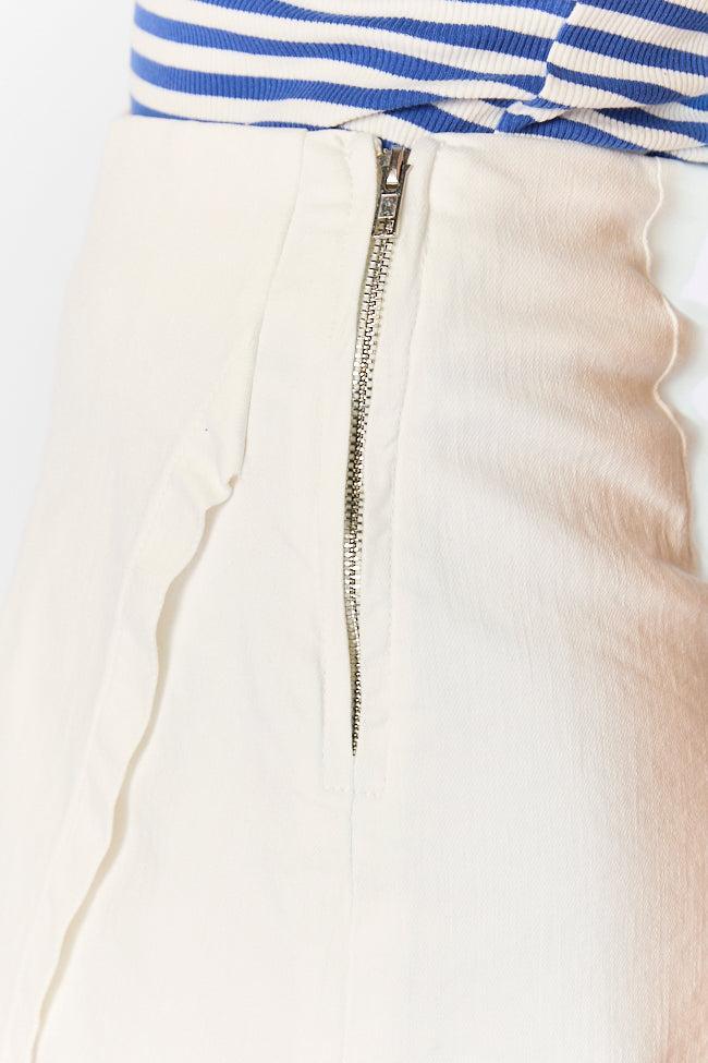 My Favorite Ivory Denim Skort Product Image
