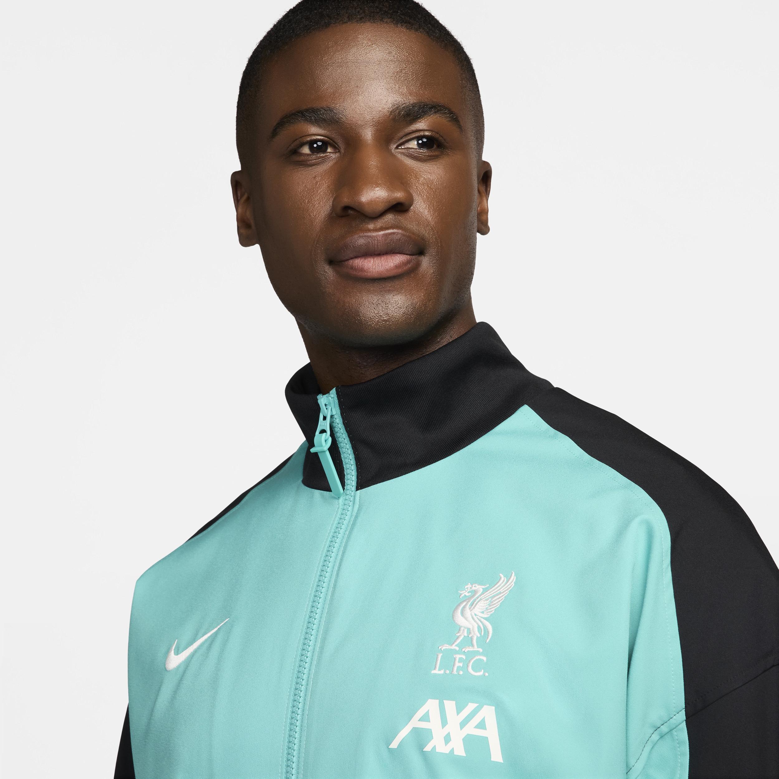 Men's Nike Teal Liverpool 2024/25 Strike Anthem Full-Zip Jacket, Size: 2XL, Lvp Blue Product Image