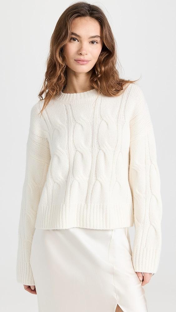 Sablyn Cable Knit Cashmere Sweater | Shopbop Product Image