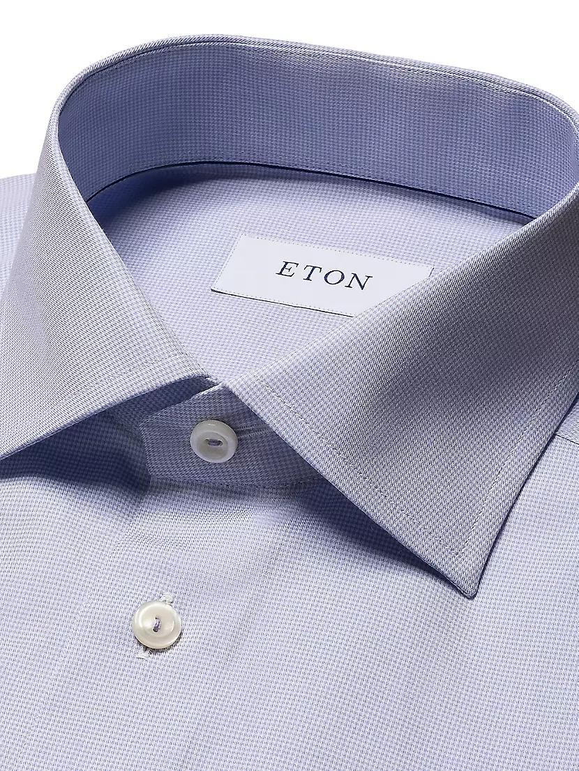 Houndstooth Cotton Twill Shirt Product Image