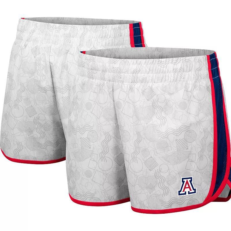 Womens Colosseum /Navy Arizona Wildcats The Plastics Geo Print Shorts Product Image
