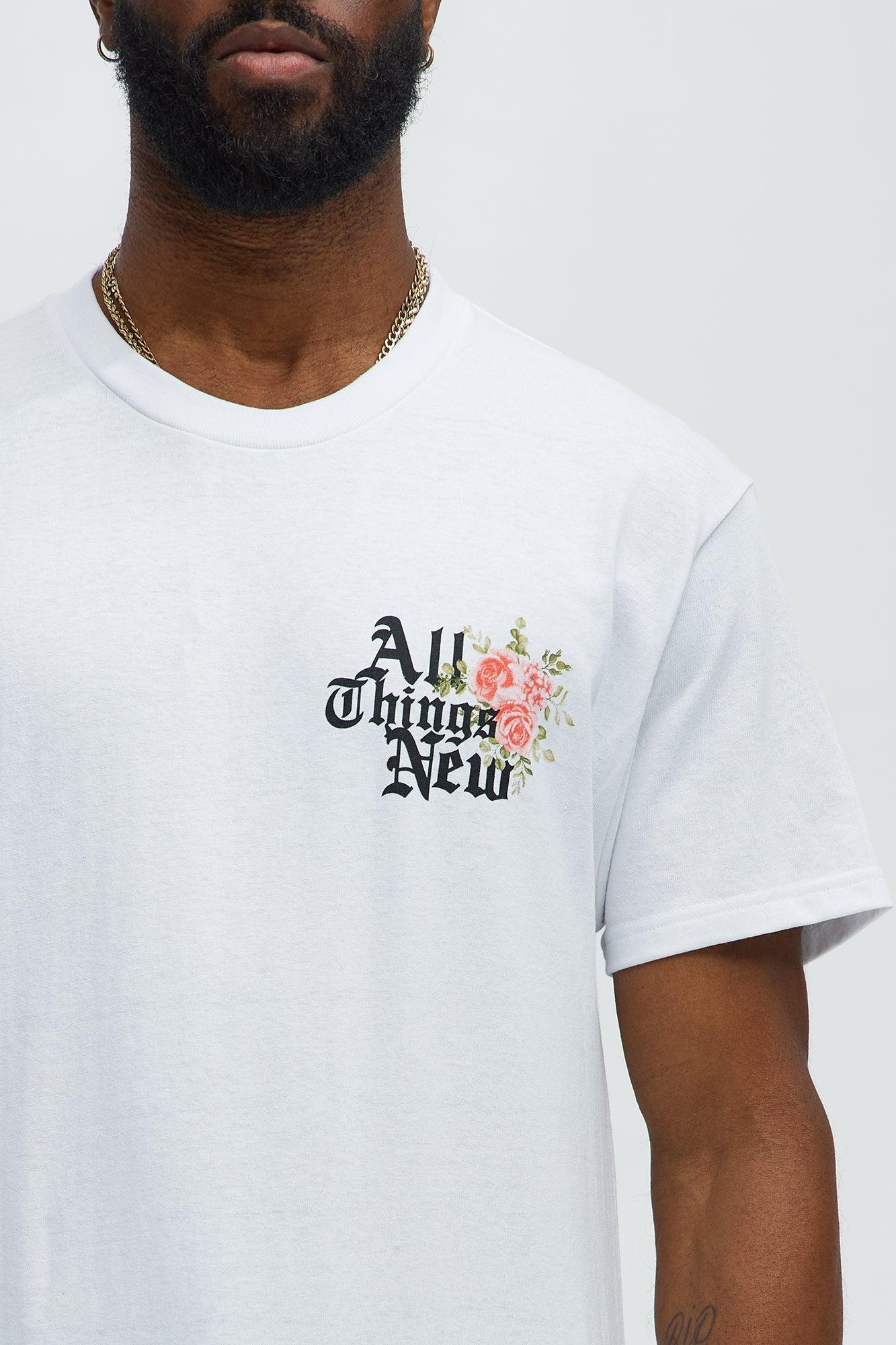 All Things New Short Sleeve Tee - White Product Image