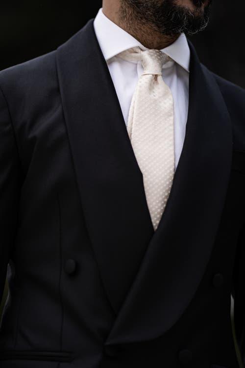 Elizabetta Barbera - Silk Jacquard Tie for Men in Black at Nordstrom Product Image