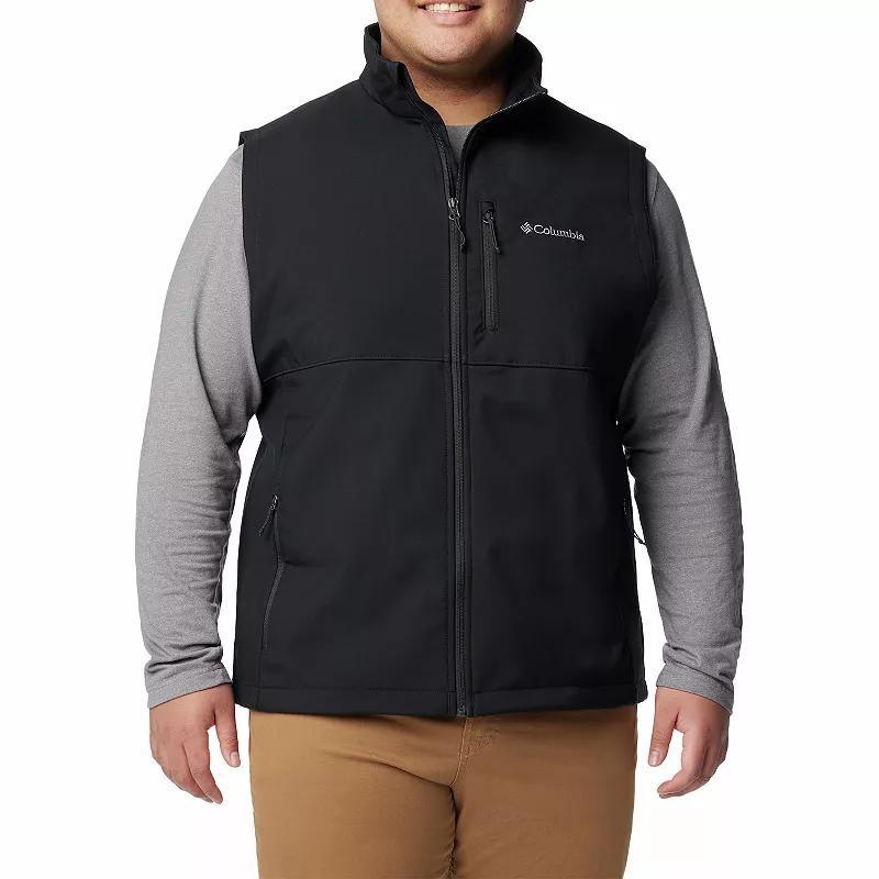 Big & Tall Columbia Ascender II Softshell Vest, Men's, Size: XL Tall, Black Product Image