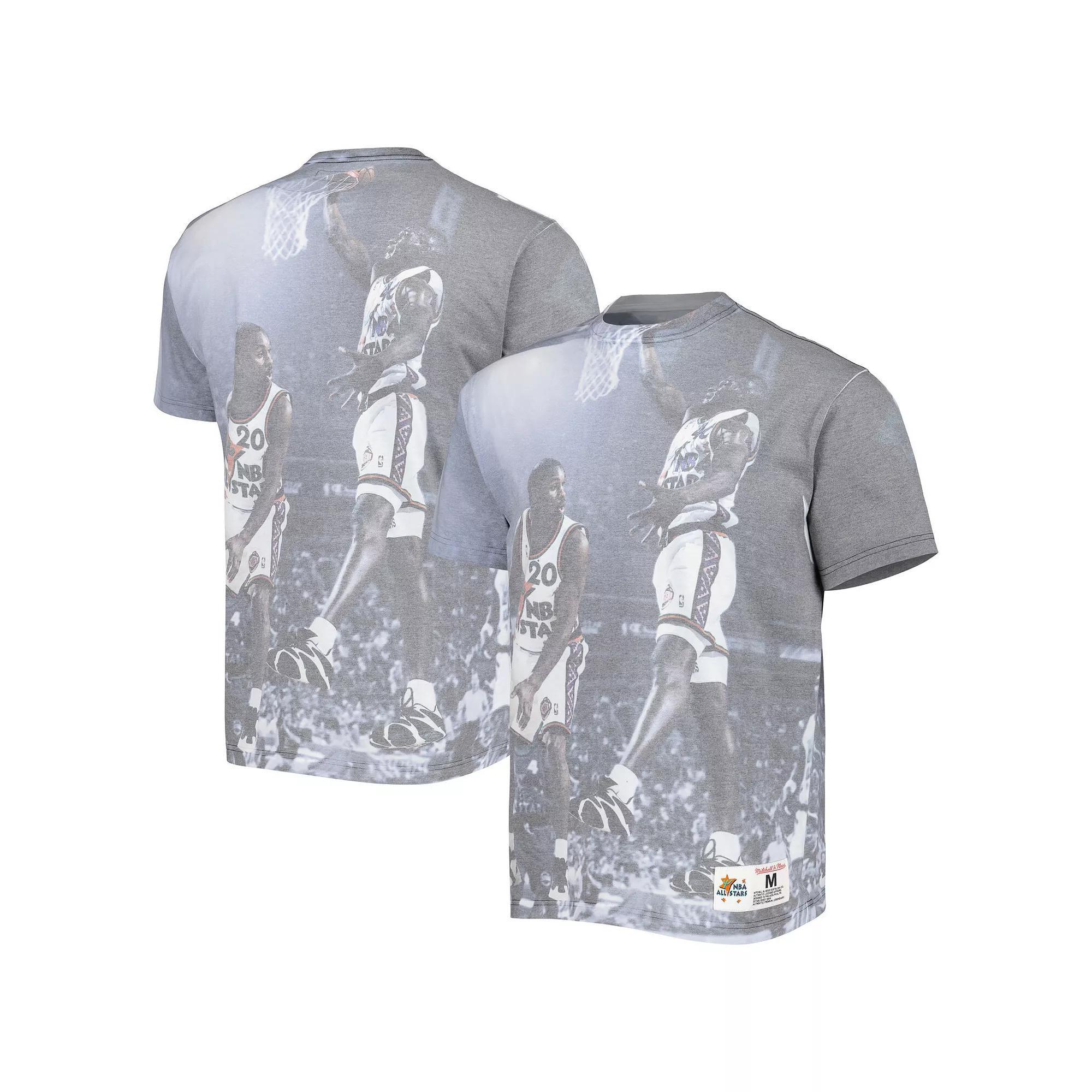 Men's Mitchell & Ness Seattle SuperSonics Above the Rim Graphic T-Shirt, Size: Small, Nba White Product Image